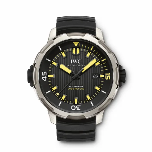 IWC Aquatimer Automatic 2000 Titanium / Black / Yellow Lume / Rubber IW3580-01 (3580-01, IW358001)